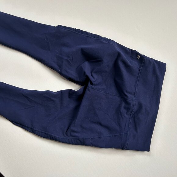 Fabletics Powerhold Mesh Panel Legging in Navy Blue - Picture 6 of 6